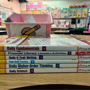 Evan-Moor Educational Book Set of First Grade Excellent Unused Condition